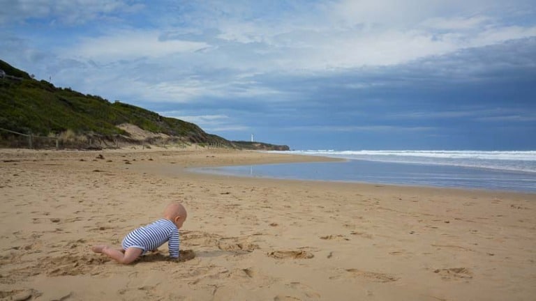 Paveier Der Weißeste Mann Am Strand