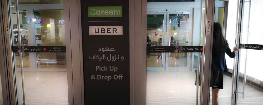 Kreuzfahrt mit Kindern - Schilder für Careem und Uber