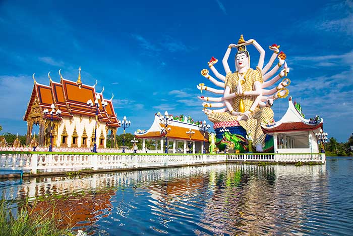Thailand mit Kind Tempel