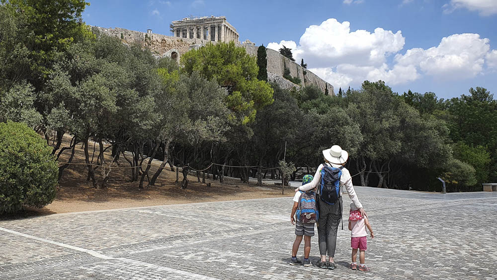 Reisen Corona - leeres Athen