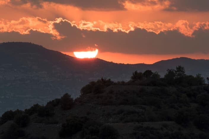Zypern mit Kindern - Sonnenuntergang